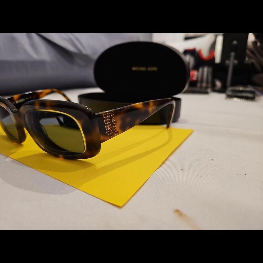 Vintage Karl Lagerfeld Prescription Sunglasses W/ Michael Kors Case - Picture 3 of 8